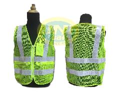 Áo phản quang vải 4 đường - A028