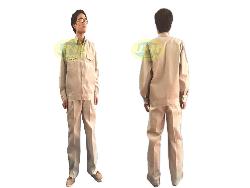 Quần áo bảo hộ vải kaki Nam Định các mầu Qa002