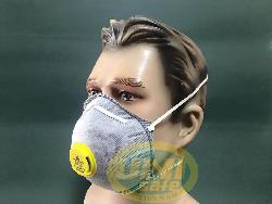 Khẩu trang giấy có than có van N95 Kt004