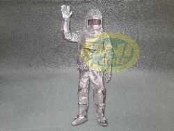 Quần áo amiang chống cháy tráng bạc dầy CH001