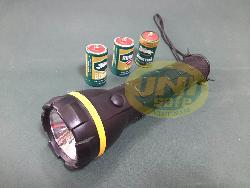Đèn pin cao su 3 pin đại -De007
