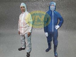  Quần áo phòng dịch màu trắng / xanh cửu long Al002