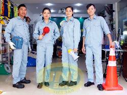 Quần áo bảo hộ túi hộp vải kaki LDHQ dầy Qa012