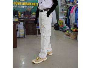 Quần bảo hộ lao động kaki Pangrim Hàn Quốc túi hộp Q03