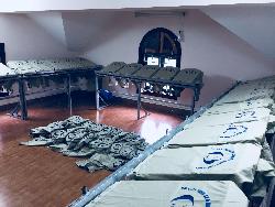 In áo bảo hộ 2 mầu sau lưng